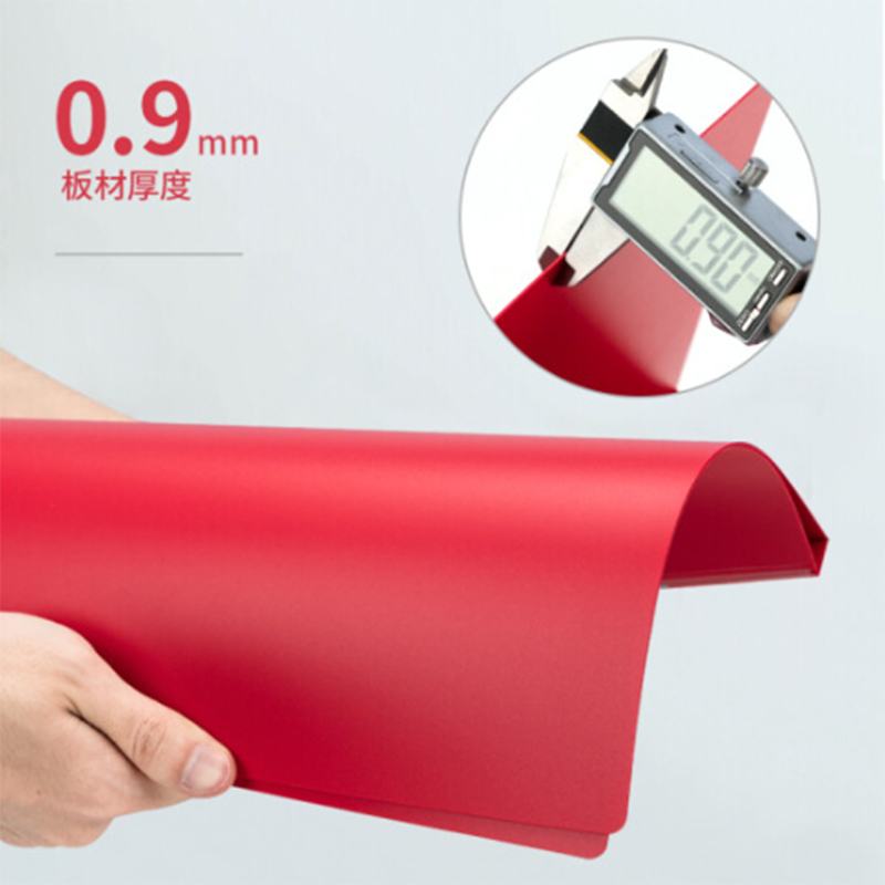 得力 deli 64510 单强力文件夹 带插袋  红色 A4 计价单位:个
