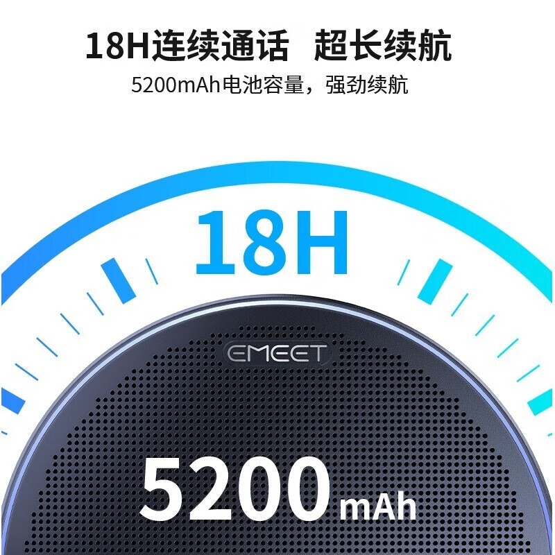 ARTCASE  M3 会议全向麦克风 360°拾音全双工通话智能降噪 多方式连接5-8米拾音 18小时续航 计价单位:台