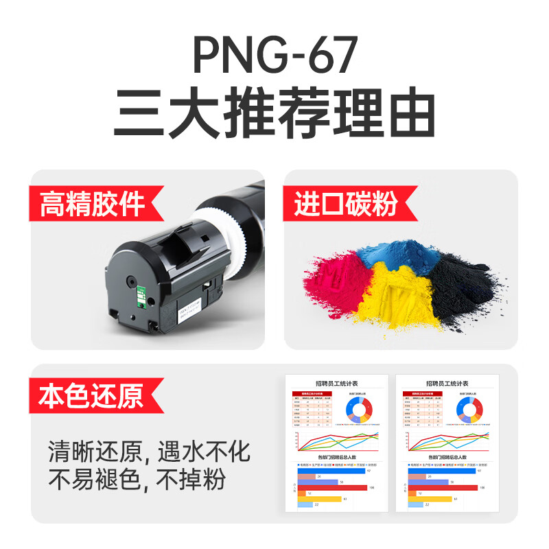绘威  NPG-67 大容量四色粉盒套装 计价单位:套