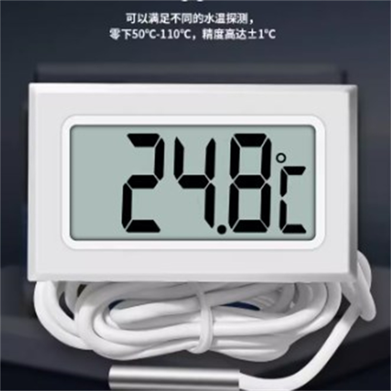 智坚鹏  2秒2米 数显温度计  带探头   白色 计价单位:个