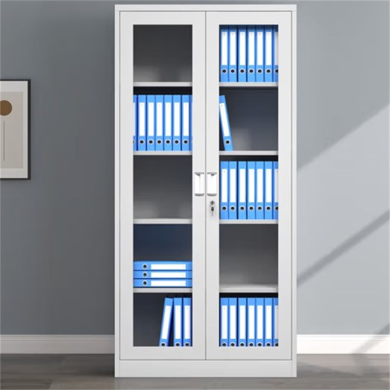 栗轩  1800*850*390mm 书柜  通玻对开 标准型 计价单位:组