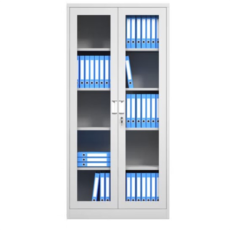 栗轩  1800*850*390mm 书柜  通玻对开 标准型 计价单位:组