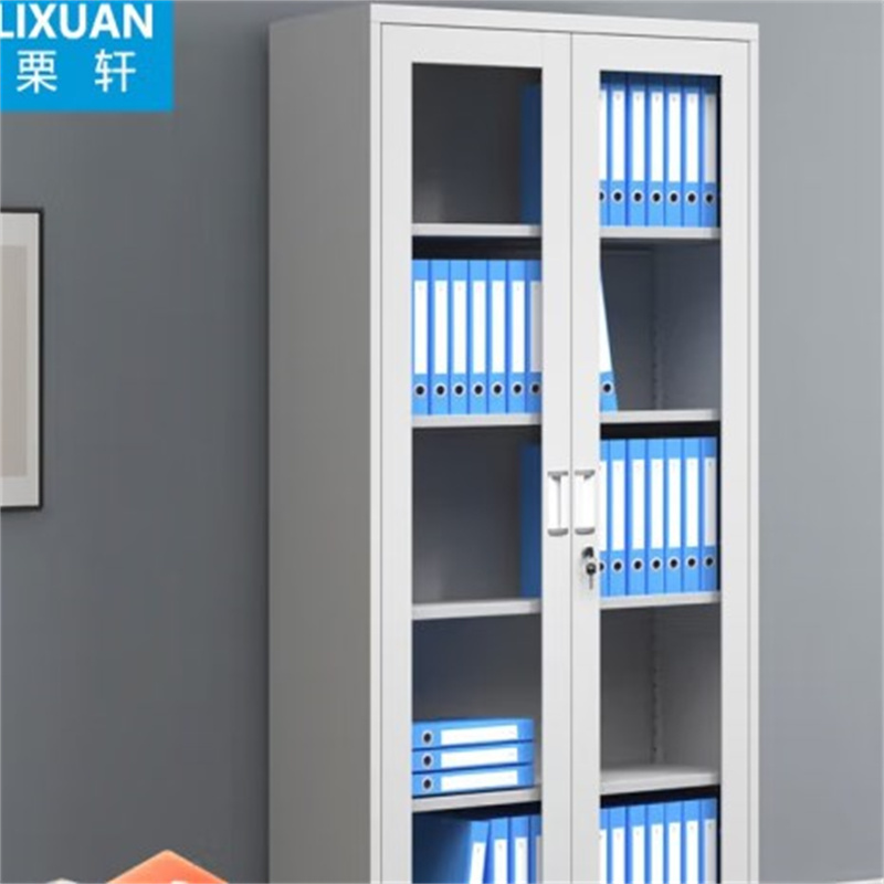 栗轩  1800*850*390mm 书柜  通玻对开 标准型 计价单位:组