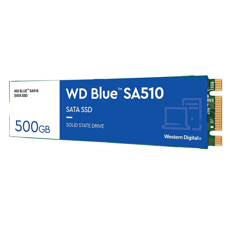 西部数据 WD S100T3B0B SSD固态硬盘NGFF m.2（SATA协议）2280 笔记本台式机固态硬盘 Blue蓝盘1TB 计价单位:个