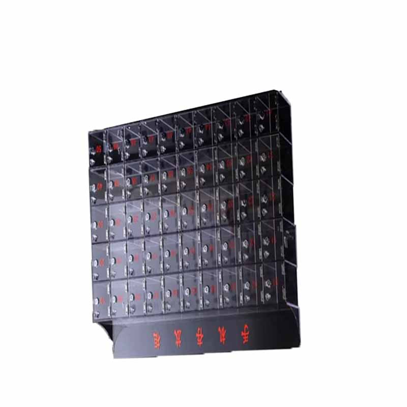 安招  小款5*10*18cm 手机存放柜   亚克力  50门十排五列 计价单位:组