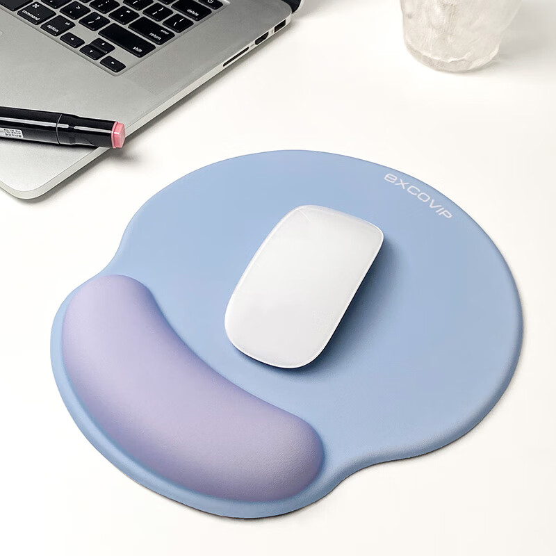 宜适酷 Exco 9901 护腕鼠标垫 拼色时尚雾霾蓝和紫 计价单位:个 宜适酷 Exco 9901 护腕鼠标垫 拼色时尚雾霾蓝和紫 计价单位:个