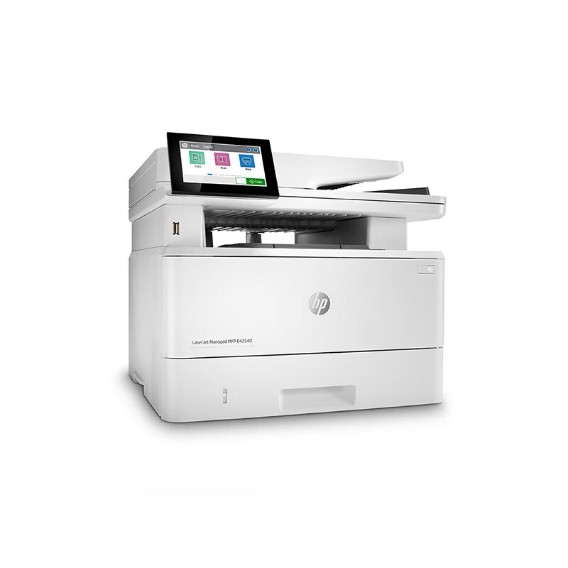 惠普 HP LaserJet Managed MFP E42540f A4幅面黑白激光打印机 白色 官方标配 计价单位:台