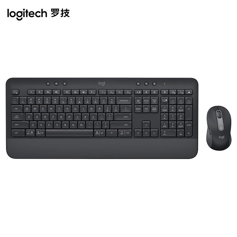 罗技 LOGITECH MK650 无线蓝牙键鼠套装 商用版 带Logi Bolt无线接收器 黑色 计价单位:套