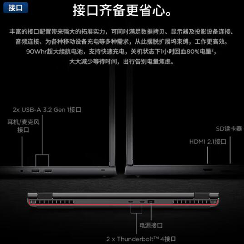 联想Thinkplus  P16V 笔记本电脑 21FCA001CD i7-13700H 32G内存 16英寸WUXGA/RTXA1000 Win11专业版 计价单位:个