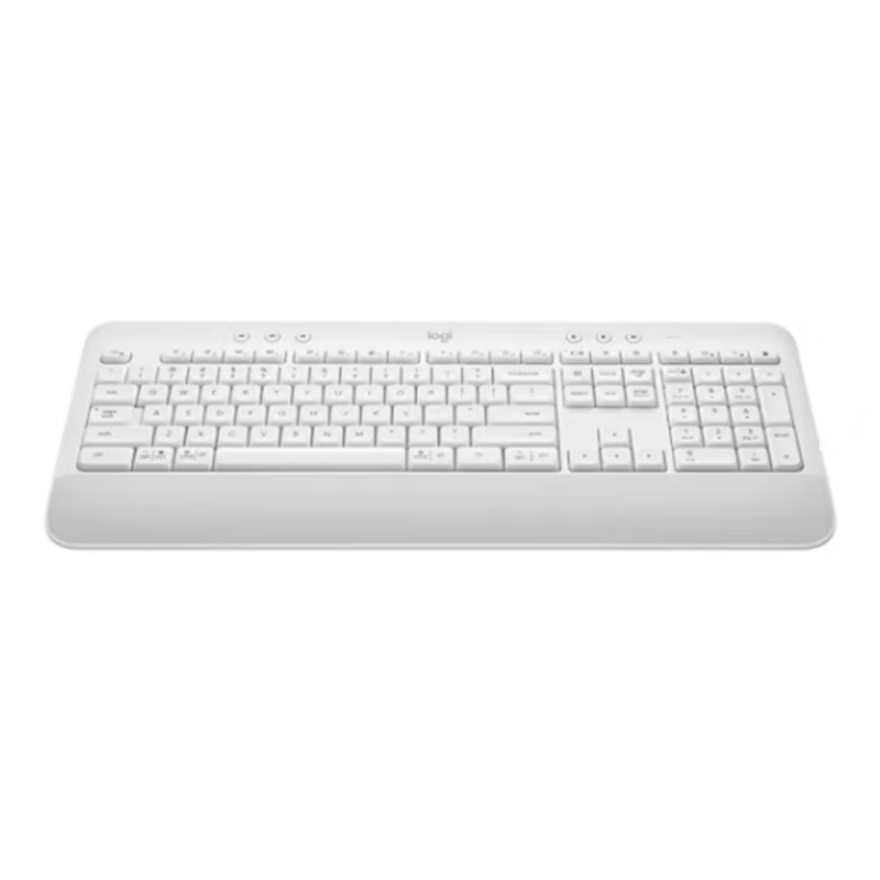 罗技 LOGITECH K650 轻薄多设备无线键盘 白色 计价单位:个