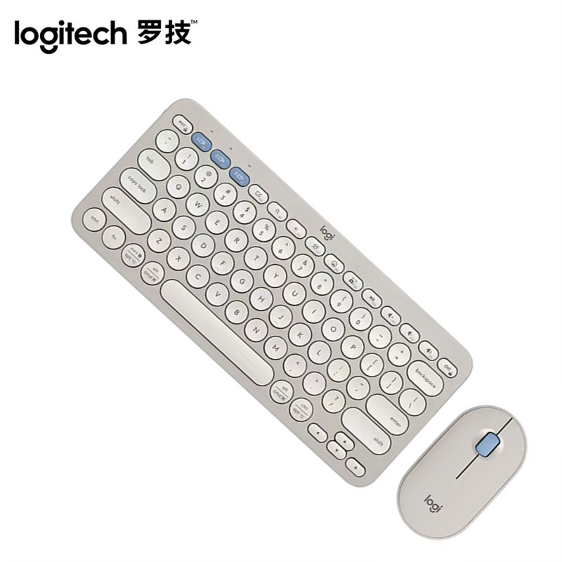 罗技 LOGITECH PEBBLE 2 COMBO 无线键鼠套装 烟云灰 计价单位:套