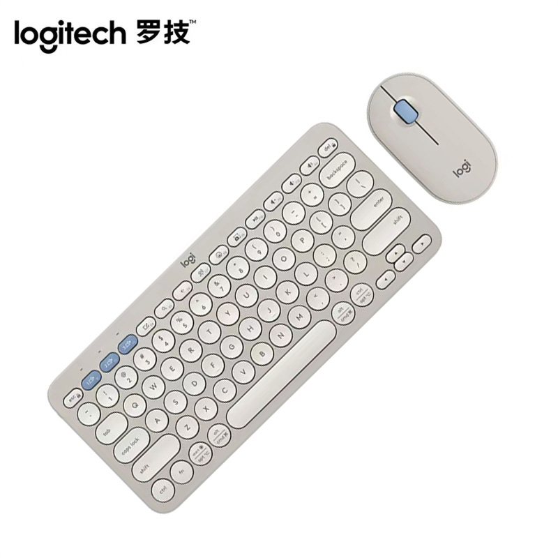 罗技 LOGITECH PEBBLE 2 COMBO 无线键鼠套装 烟云灰 计价单位:套