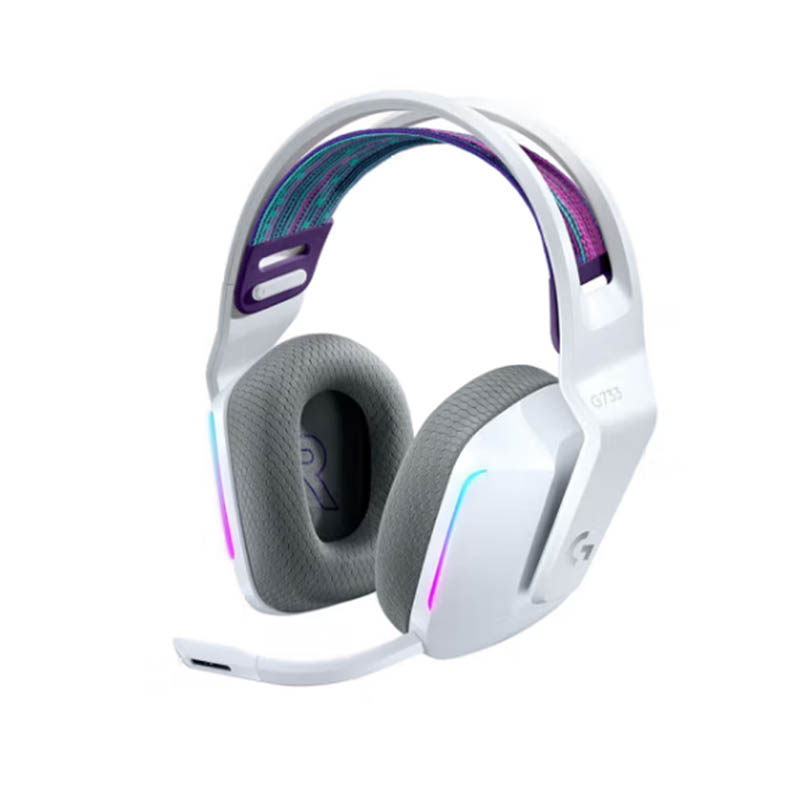 罗技 LOGITECH G733 无线耳机 白色 计价单位:副
