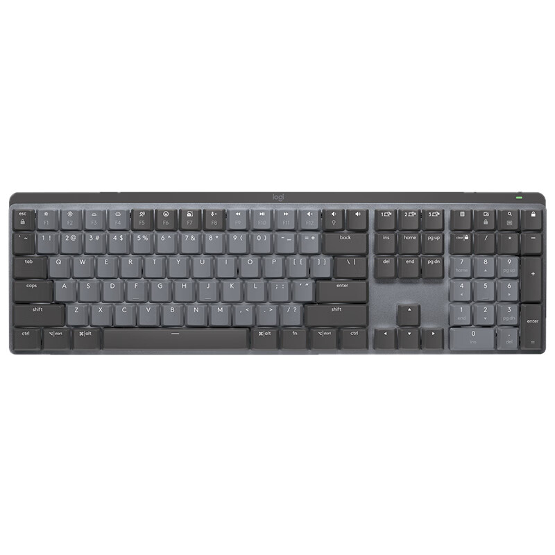 罗技 LOGITECH MX MECHANICAL 全尺寸机械键盘 石墨色 线性红轴  110键 计价单位:个