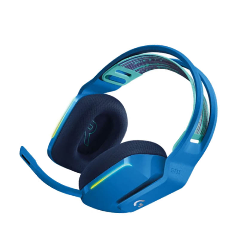 罗技 LOGITECH G733 无线耳机 蓝色 计价单位:副