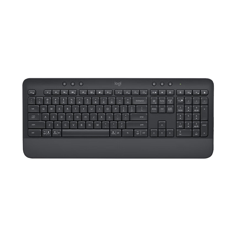 罗技 LOGITECH K650 轻薄多设备无线键盘 黑色 计价单位:个