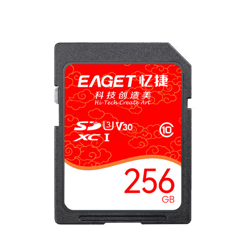 忆捷 EAGET S10-256G 存储卡 高速SDHC/SDXC UHS-I 计价单位:个