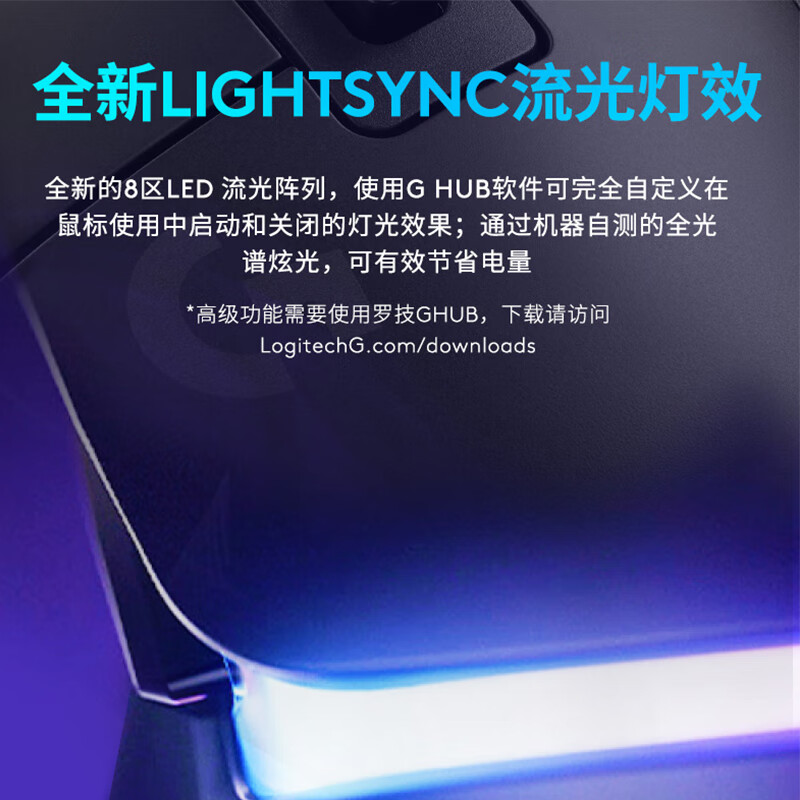 罗技 LOGITECH G502 X plus 无线鼠标 黑色 计价单位:个