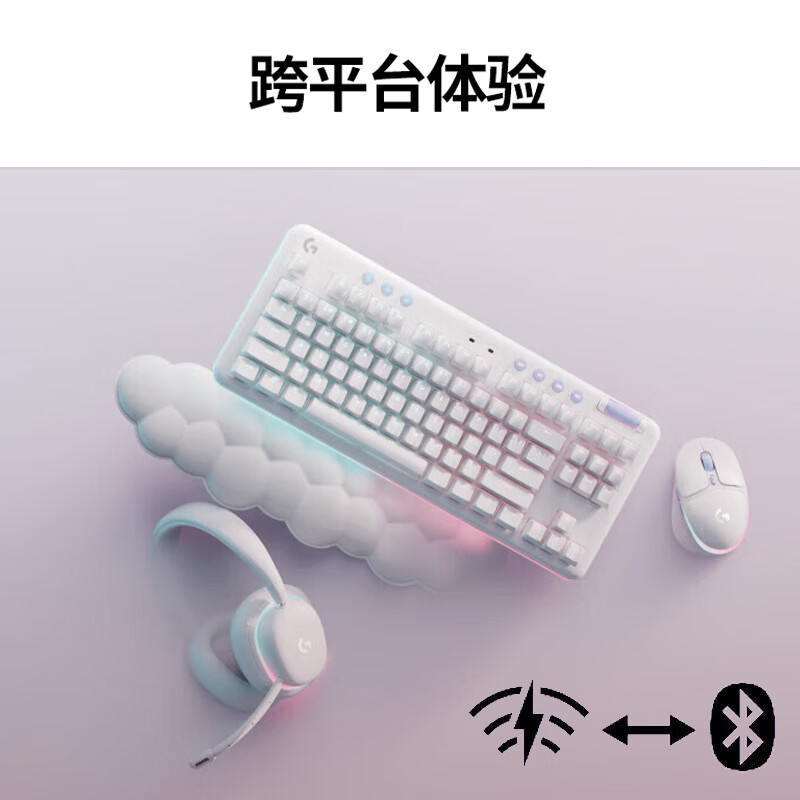 罗技 LOGITECH G735 无线耳机 白色 计价单位:副