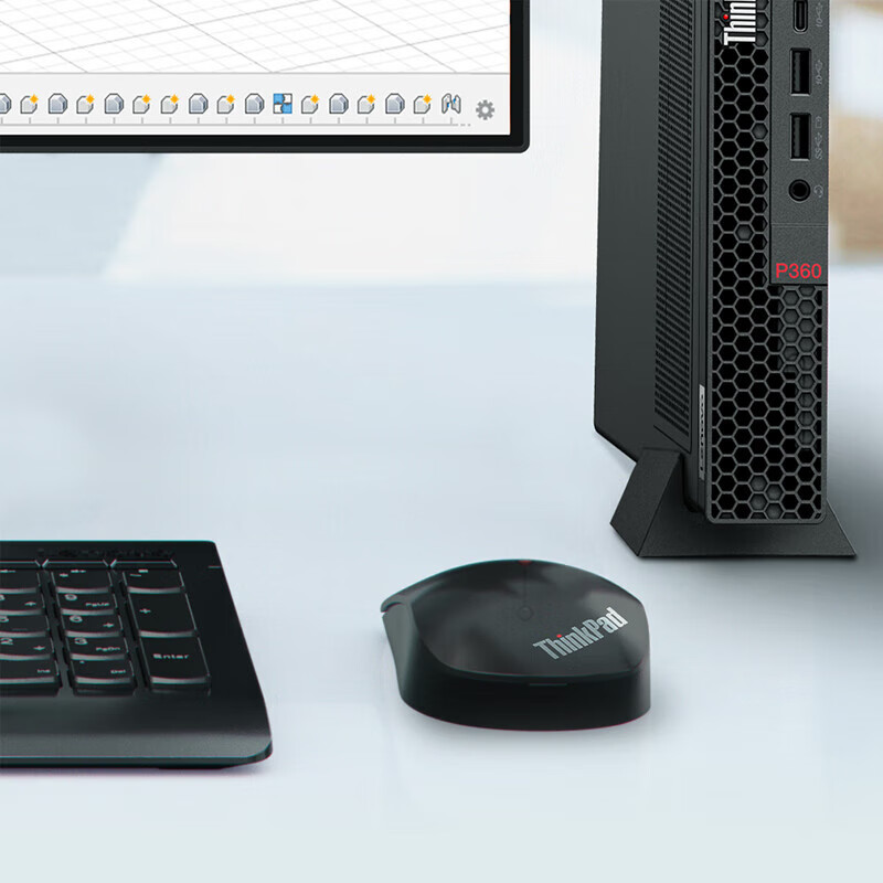Thinkpad  type-c/USB双接口连接 有线鼠标   计价单位:个