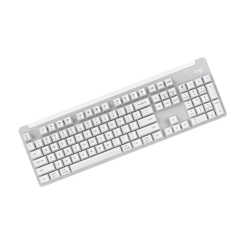 罗技 LOGITECH K865 无线机械键盘 红轴 一键三连 珍珠白 计价单位:个