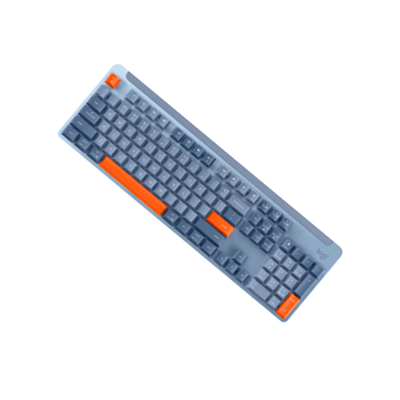 罗技 LOGITECH K865 无线机械键盘 红轴 一键三连 雾霭蓝 计价单位:个