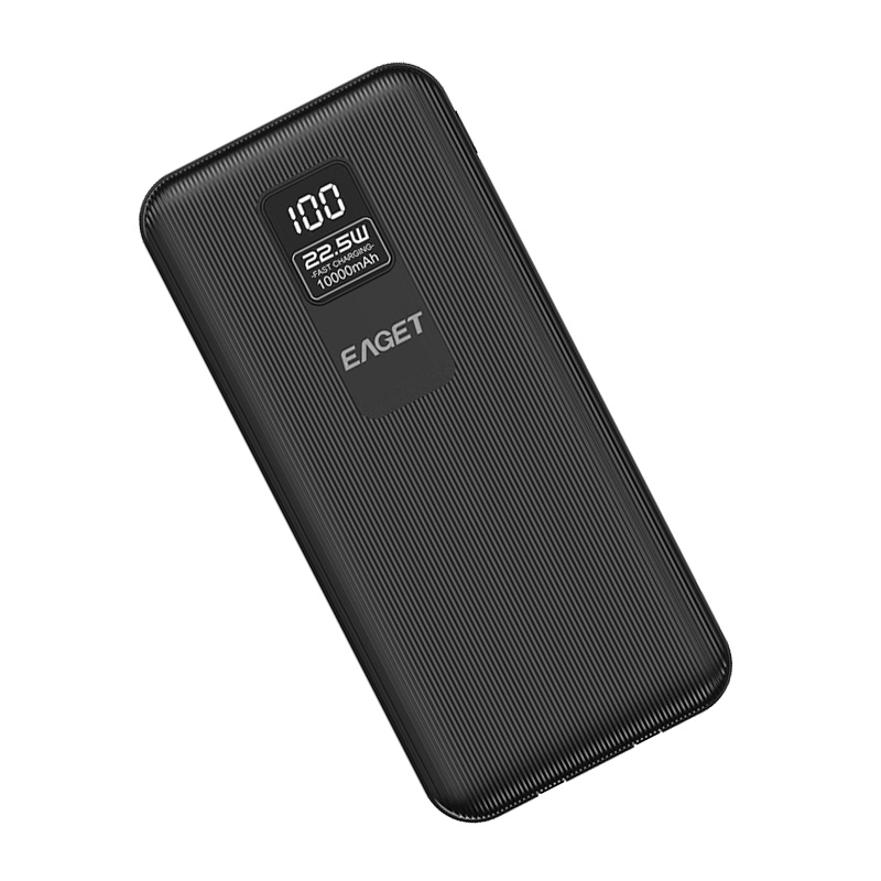 忆捷 EAGET EQ102-黑色 移动电源 22.5W 自带双线智能数显 10000毫安 计价单位:个 忆捷 EAGET EQ102-黑色 移动电源 22.5W 自带双线智能数显 10000毫安 计价单位:个