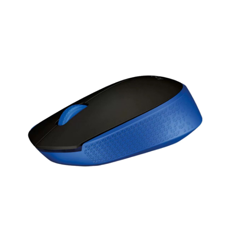 罗技 LOGITECH M171 无线鼠标 黑色蓝边 计价单位:个