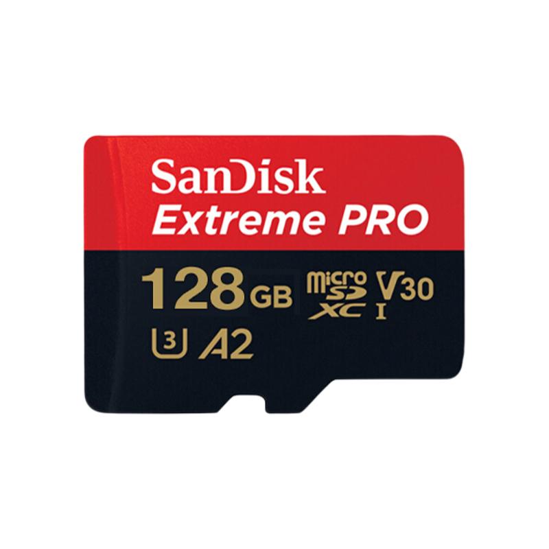 闪迪 SANDISK SDSQXCY-128G-ZN6MA TF存储卡 128G U3 C10 V30 A2 4K 至尊超极速移动版 读速200MB/s 计价单位:个