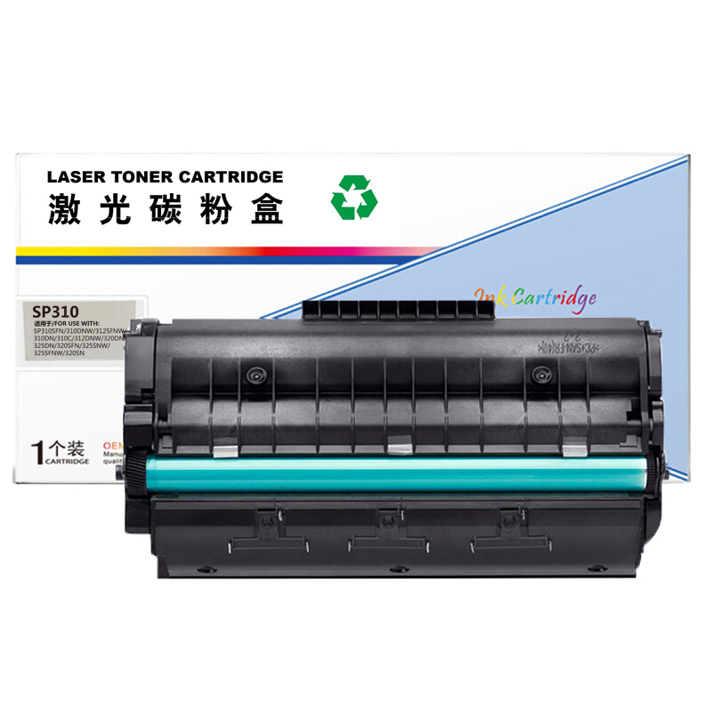 盈佳 INK CARTRIDGE SP310 硒鼓 商专版 黑色 3500页适用于理光Ricoh SP 312DNW 312SFNw 310DN 310SFN 计价单位:支