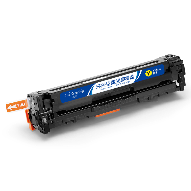 盈佳 INK CARTRIDGE CB542A/316/416 硒鼓 商专版 带芯片 黄色 1400页适用于惠普HP CP1215 1515N 1518NI CM1312NFI 佳能Canon 5050 8050 计价单位:支