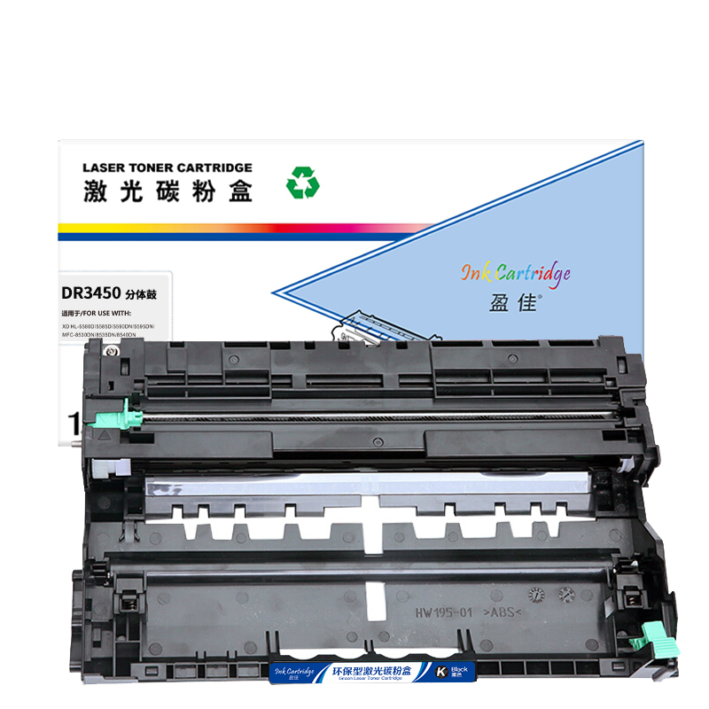 盈佳 INK CARTRIDGE DR3450 硒鼓 商专版 黑色 30000页适用于兄弟Brother HL-5580D 5585D 5590DN 5595DN MFC-8530DN 8535DN 8540DN 计价单位:支