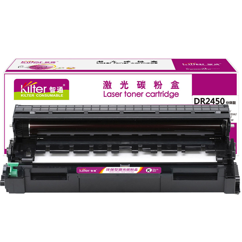 智通 KILTER KILTER CONSUMABLE DR2450 硒鼓 黑色 12000页适用于兄弟Brother MFC-7895DW 7195DW 计价单位:支