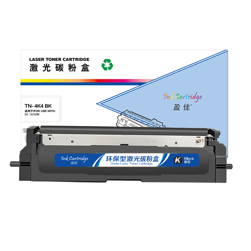 盈佳 INK CARTRIDGE TN-4K4 BK 粉盒 商专版 带芯片 黑色 3000页(A4,5%) 适用于立思辰 GA 2630DN 计价单位:支
