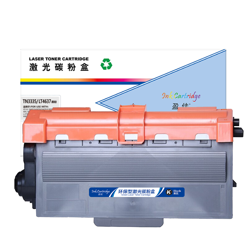 盈佳 INK CARTRIDGE TN3335/LT4637 粉盒 商专版 黑色 3000页(A4,5%)适用于兄弟Brother HL-5440D 5450DN 5445D 6180DW 计价单位:支