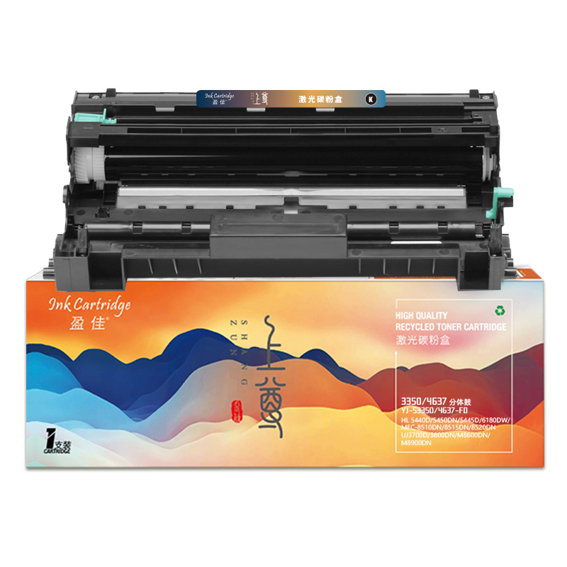 盈佳 INK CARTRIDGE YJ-S3350/4637-FD 硒鼓 上尊系列 黑色 30000页适用于兄弟Brother HL-5440D 5450DN 5445D 6180DW MFC-8510DN 8515DN 8520DN 计价单位:支