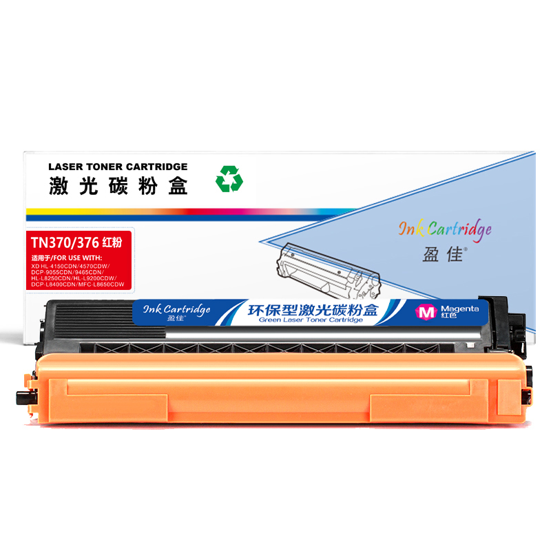盈佳 INK CARTRIDGE TN370/376 粉盒 商专版 红色 1500页(A4,5%)适用于兄弟Brother HL-4150CDN HL-4570CDW DCP-9055CDN MFC-9465CDN 计价单位:支
