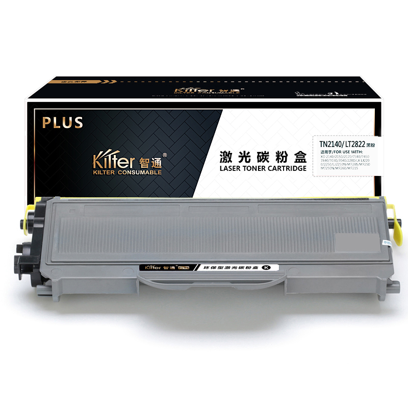 智通 KILTER KILTER CONSUMABLE TN2140/LT2822 粉盒 PLUS版 黑色 2600页(A4,5%)适用于兄弟Brother HL-2140 HL-2150N HL-2170W MFC-7340 MFC-7450 计价单位:支