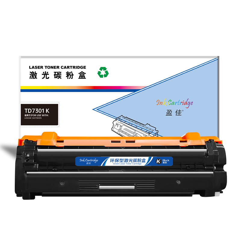 盈佳 INK CARTRIDGE TD7301 K 硒鼓 商专版 带芯片 黑色 15000页 适用于LANXUM GA3730CDN 计价单位:支
