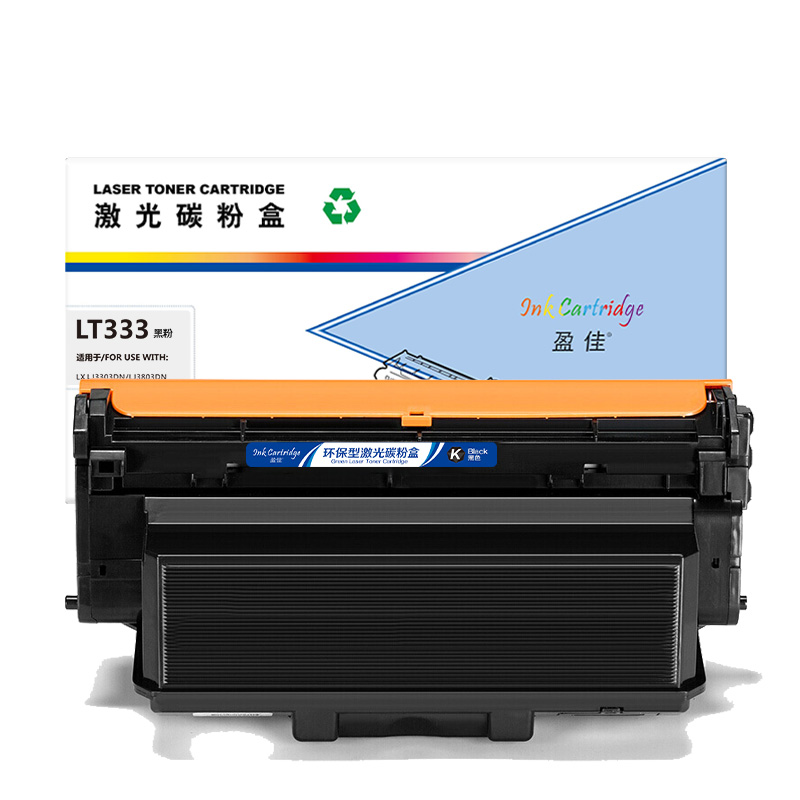 盈佳 INK CARTRIDGE LT333 粉盒 商专版 黑色 5000页(A4,5%)适用于联想Lenovo LJ3303DN LJ3803DN 计价单位:支