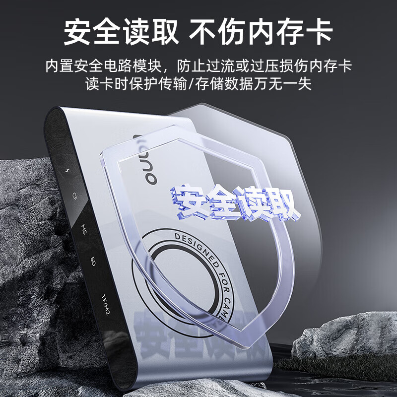 绿巨能  R305 读卡器 USB3.0 Type-C  支持SD/TF/CF/MS/M2   计价单位:个