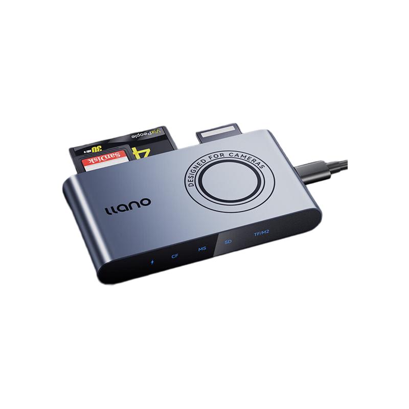 绿巨能  R305 读卡器 USB3.0 Type-C  支持SD/TF/CF/MS/M2   计价单位:个