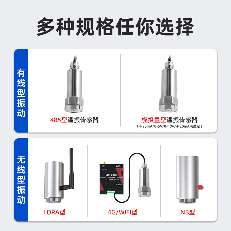 建大仁科  磁吸485 1600HZ 温振传感器 三轴频谱型 计价单位:个