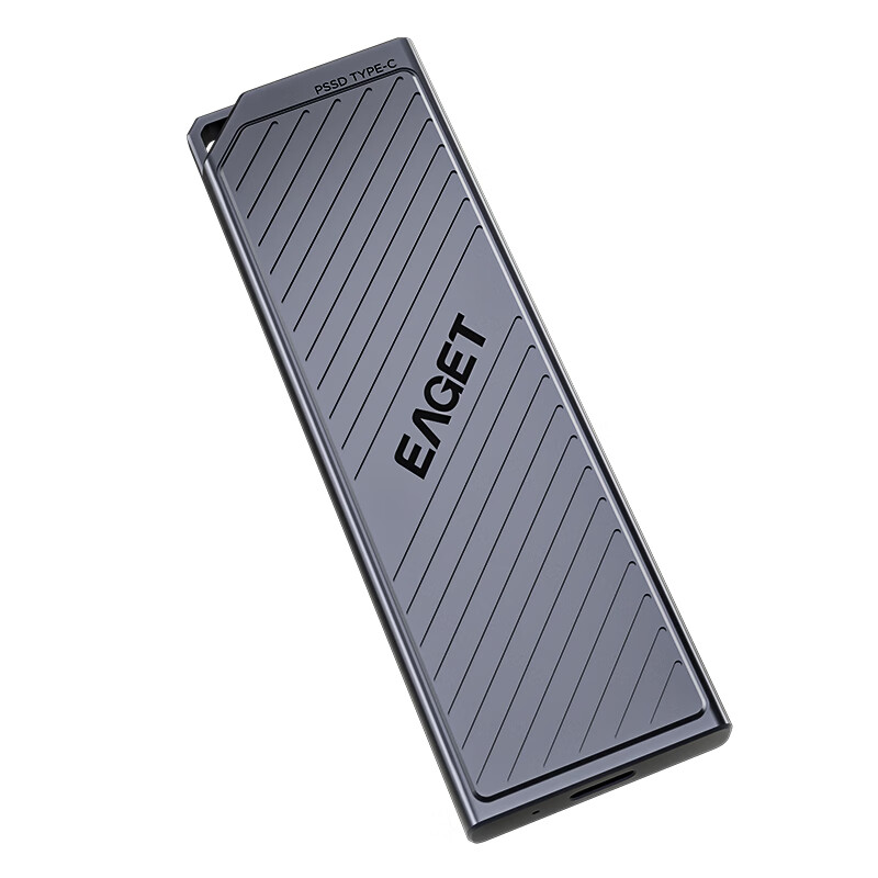 忆捷 EAGET HM26-4TB 移动固态硬盘 长江存储颗粒 USB3.2 TYPE-C 手机电脑两用 全金属款 灰色 计价单位:个