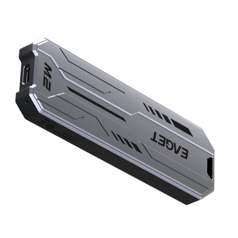 忆捷 EAGET HM05-1TB M.2移动固态硬盘 Type-C USB3.2 全金属款 灰色 计价单位:个