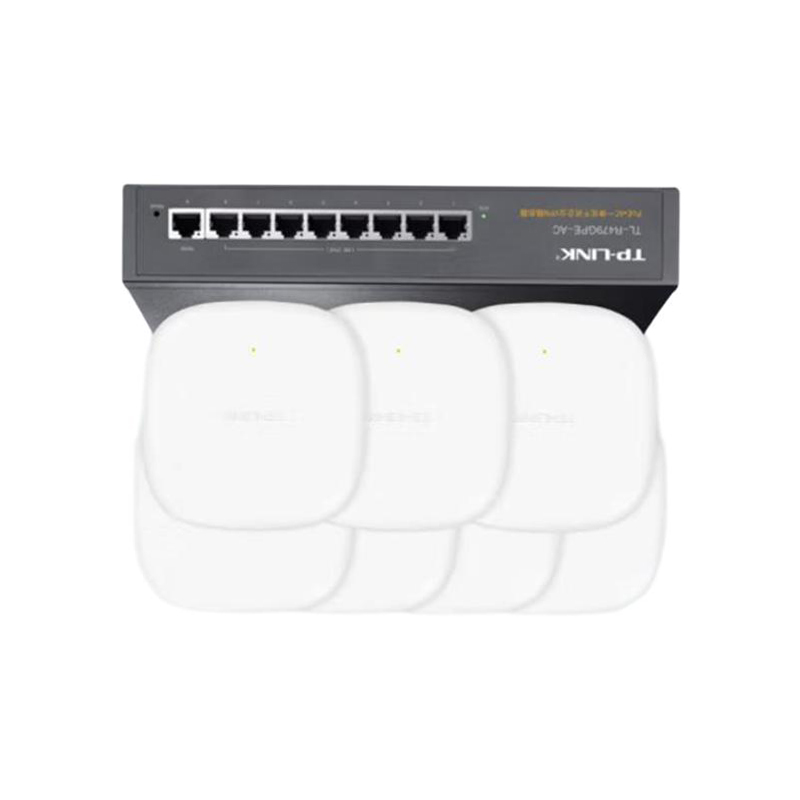 普联 TP-LINK 吸顶AP*8 9口千兆AC网关路由器  1/1500M  计价单位:个