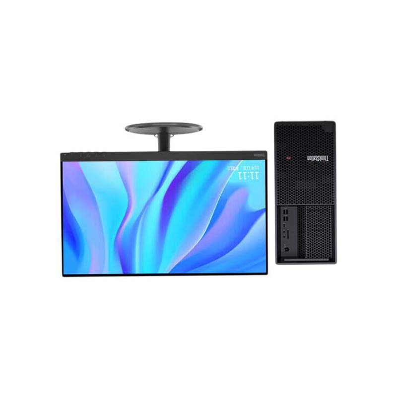 联想 Lenovo P3 I7 13700 工作站 2.1G/16C/24M /16g*2/2t+512g/t1000 4g/无光驱/DOS/750W  主机+te24-30显示器 计价单位:套