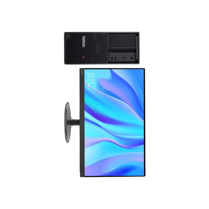 联想 Lenovo P3 I7 13700 工作站 2.1G/16C/24M /16g*2/2t+512g/t1000 4g/无光驱/DOS/750W  主机+te24-30显示器 计价单位:套