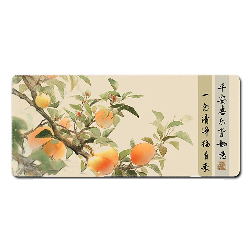 三色猫  8027 鼠标垫 超大号 80厘米*30厘米*4毫米 一念清净福自来 计价单位:个