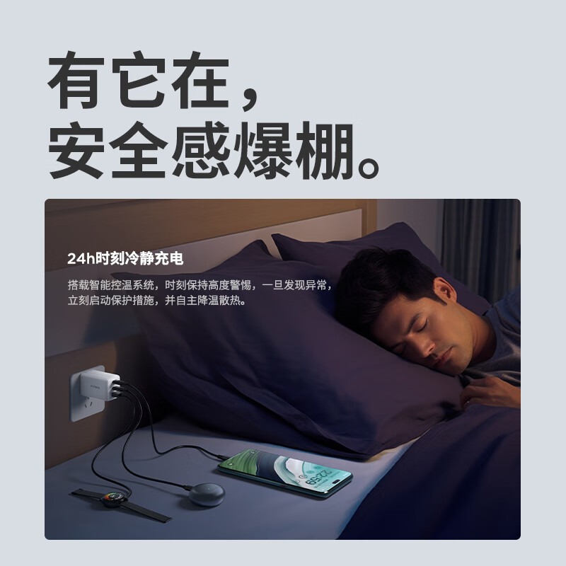 联想 Lenovo SMH65 65W三口电脑充电器套装 适用X1E480X280 黑色 计价单位:套
